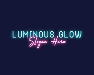 Neon Bright Wordmark logo