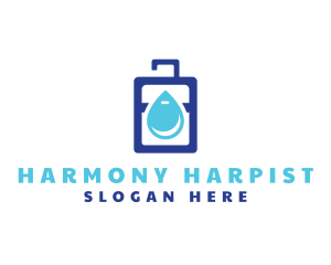 Drinking Water Bag logo design