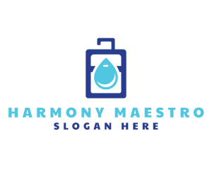 Drinking Water Bag logo design