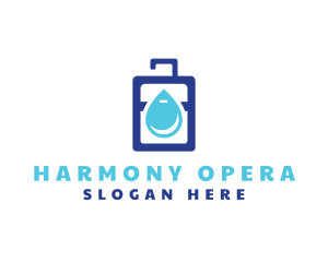 Drinking Water Bag logo design