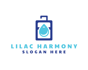 Drinking Water Bag logo design