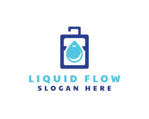 Drinking Water Bag logo design