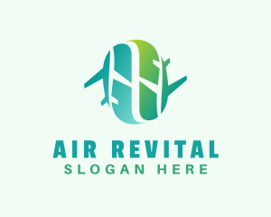 Air Travel Aviation logo design