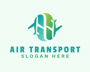 Air Travel Aviation logo design