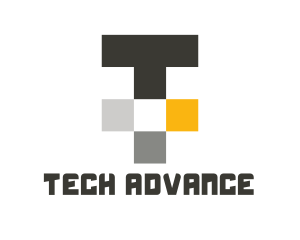 Tech Letter T logo design