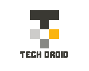 Tech Letter T logo design