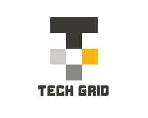 Tech Letter T logo design