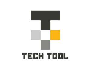 Tech Letter T logo design