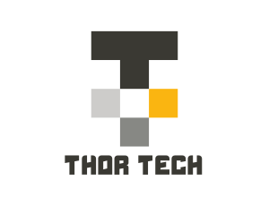 Tech Letter T logo design