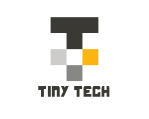 Tech Letter T logo design