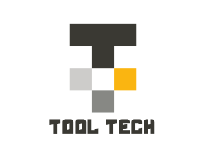 Tech Letter T logo design