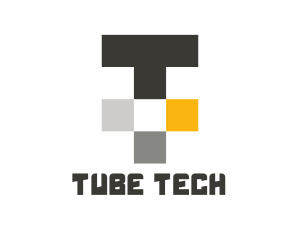 Tech Letter T logo design