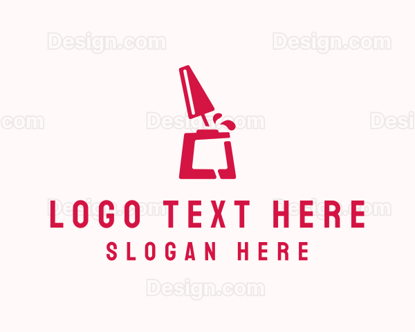 Nail Polish Bottle Logo