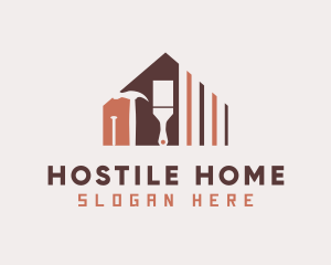 Repairman Home Builder logo design