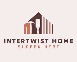 Repairman Home Builder logo design