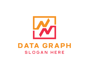Graph Chart Letter X  logo