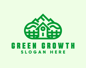 Green Mountain House logo design