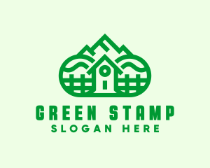 Green Mountain House logo design