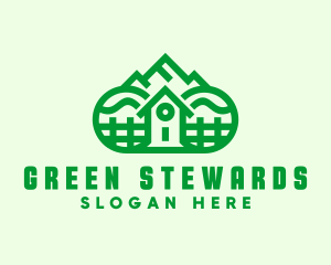 Green Mountain House logo design