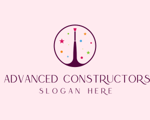 Makeup Brush Cosmetics logo design