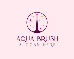 Makeup Brush Cosmetics logo design