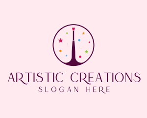 Makeup Brush Cosmetics logo design