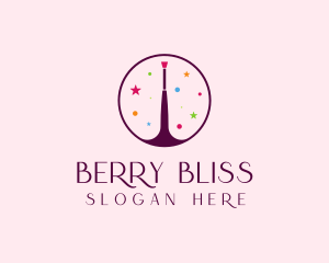 Makeup Brush Cosmetics logo design