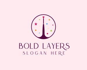 Makeup Brush Cosmetics logo design