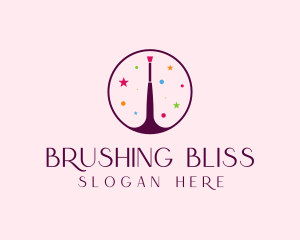 Makeup Brush Cosmetics logo design