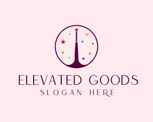 Makeup Brush Cosmetics logo design