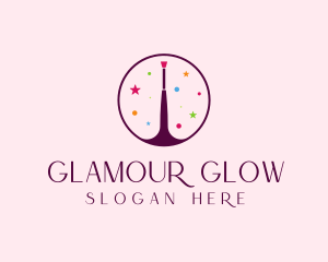 Makeup Brush Cosmetics logo design