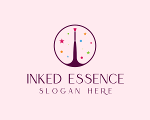 Makeup Brush Cosmetics logo design