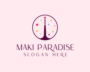 Makeup Brush Cosmetics logo design