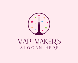 Makeup Brush Cosmetics logo design