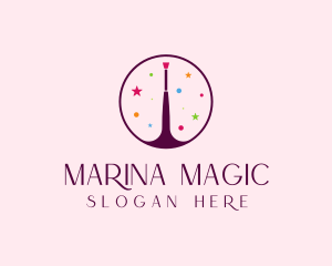 Makeup Brush Cosmetics logo design