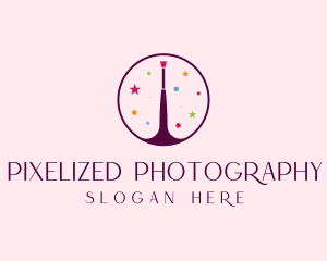 Makeup Brush Cosmetics logo design