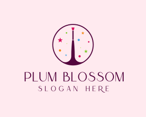 Makeup Brush Cosmetics logo design