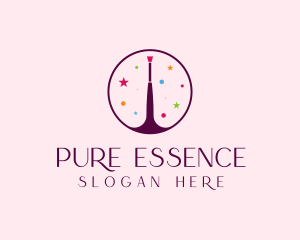 Makeup Brush Cosmetics logo design