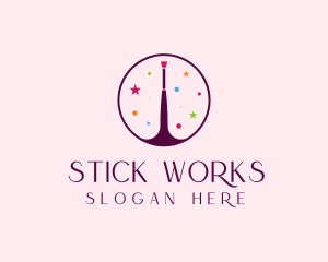 Makeup Brush Cosmetics logo design