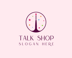 Makeup Brush Cosmetics logo design