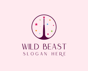 Makeup Brush Cosmetics logo design