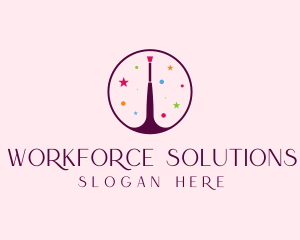 Makeup Brush Cosmetics logo design