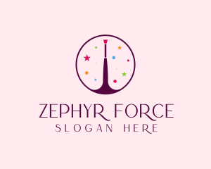 Makeup Brush Cosmetics logo design