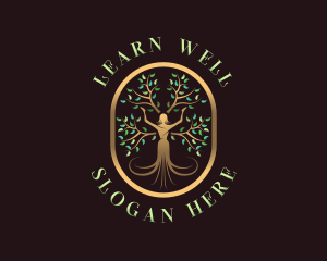 Lady Tree Wellness logo design