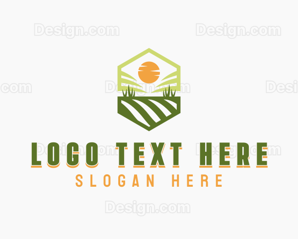 Landscaping Garden Field Logo