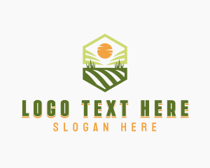 Landscaping Garden Field Logo