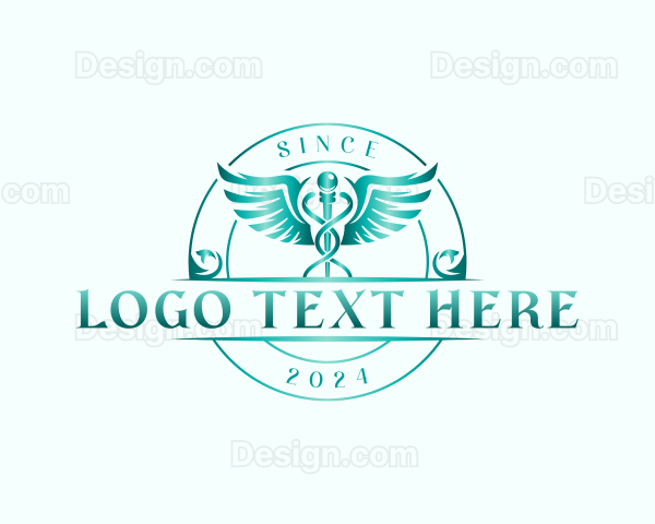 Healthcare Caduceus Clinic Logo