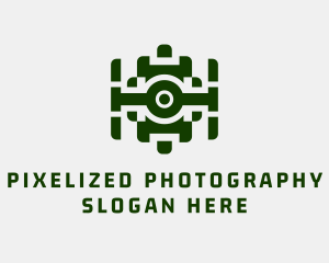 Camera Drone Electronics logo design