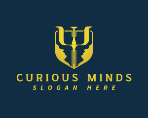 Human Mind Psychology logo design