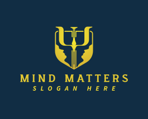 Human Mind Psychology logo design